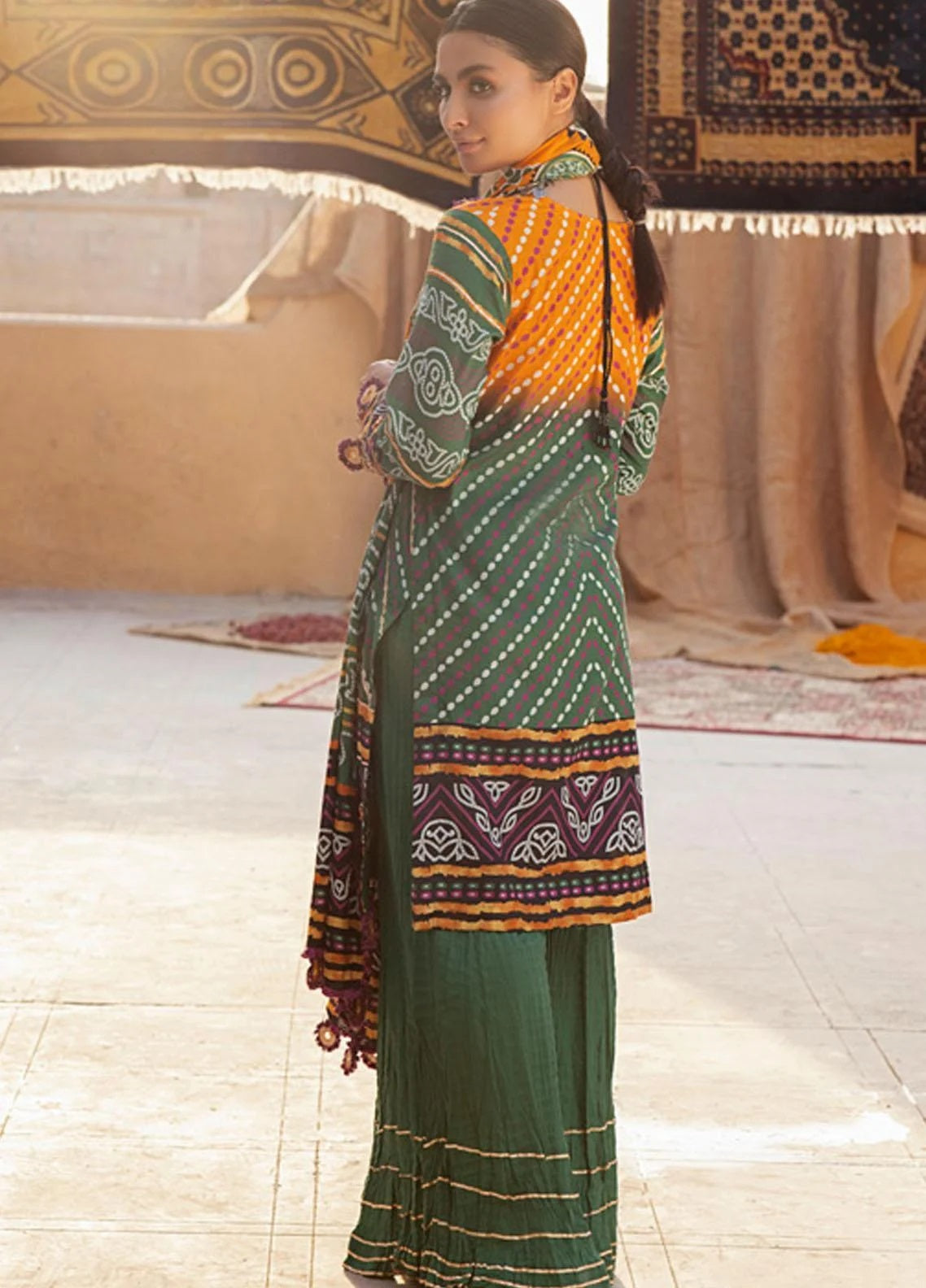 Monsoon by Al Zohaib Printed Lawn Suits Unstitched 3 Piece - 5C - Summer Collection