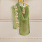 Agha Noor 2pc Pure Cotton Net Handwork Stitched Shirt with Dupatta HD- 385601