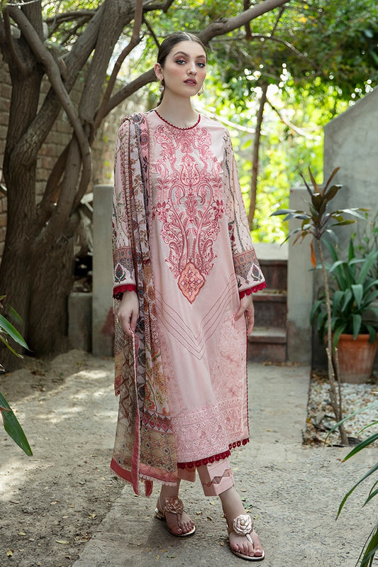 Aabyaan Embroidered Eid Lawn Unstitched 3 Piece Suit - AAE 06 ZOHA Eid Collection