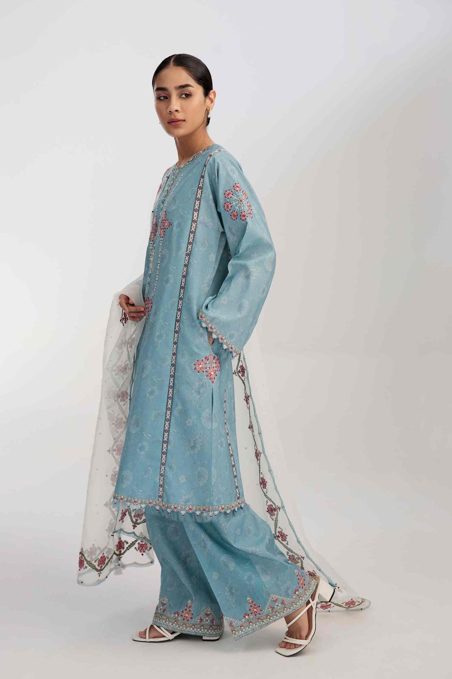 Coco by Zara Shahjahan Embroidered Lawn Suits Unstitched 3 Piece Z23-6b