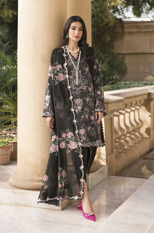Sable Vogue Embroidered Lawn Suits Unstitched 3 Piece SL-06-23-V1 ZYRAH - Luxury Collection