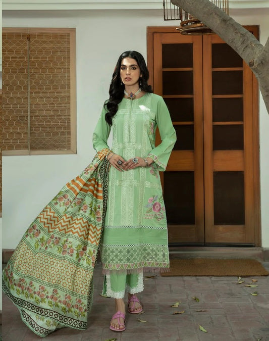Sahiba By Aabyaan Embroidered Eid Lawn Suits Unstitched 3 Piece AE-06 SIARA