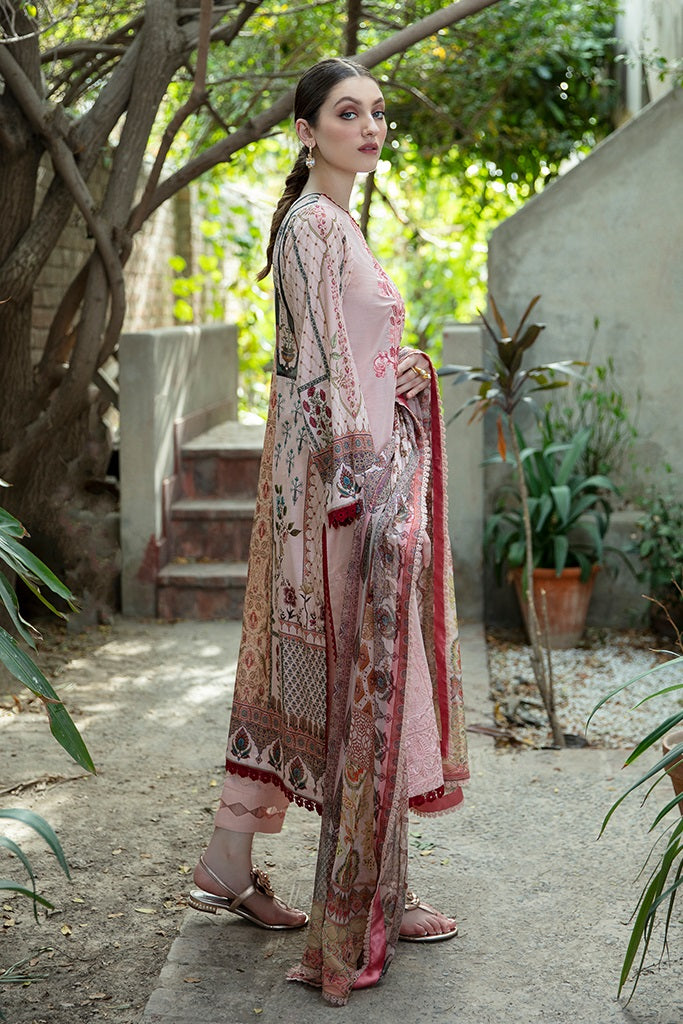 Aabyaan Embroidered Eid Lawn Unstitched 3 Piece Suit - AAE 06 ZOHA Eid Collection