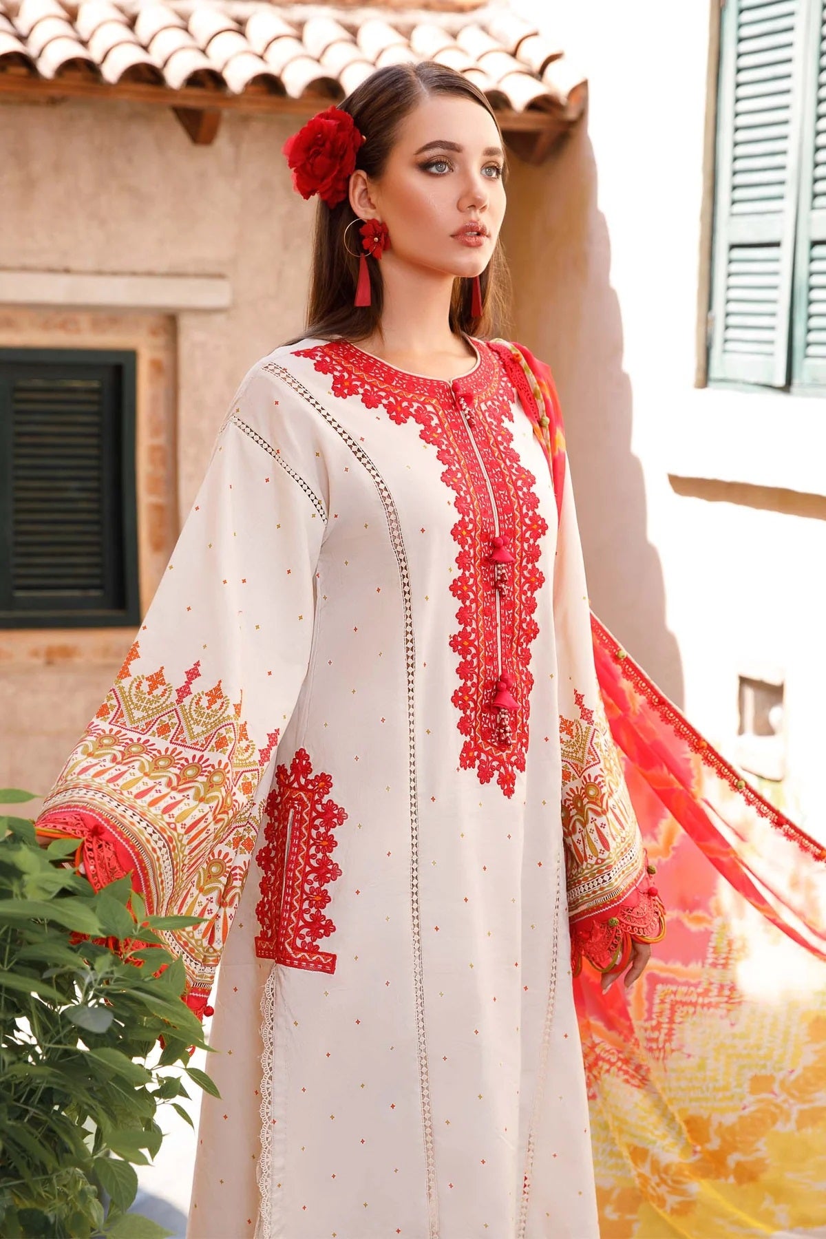M.Prints By Maria B Embroidered Lawn Suits Unstitched 3 Piece MPT-1706-A