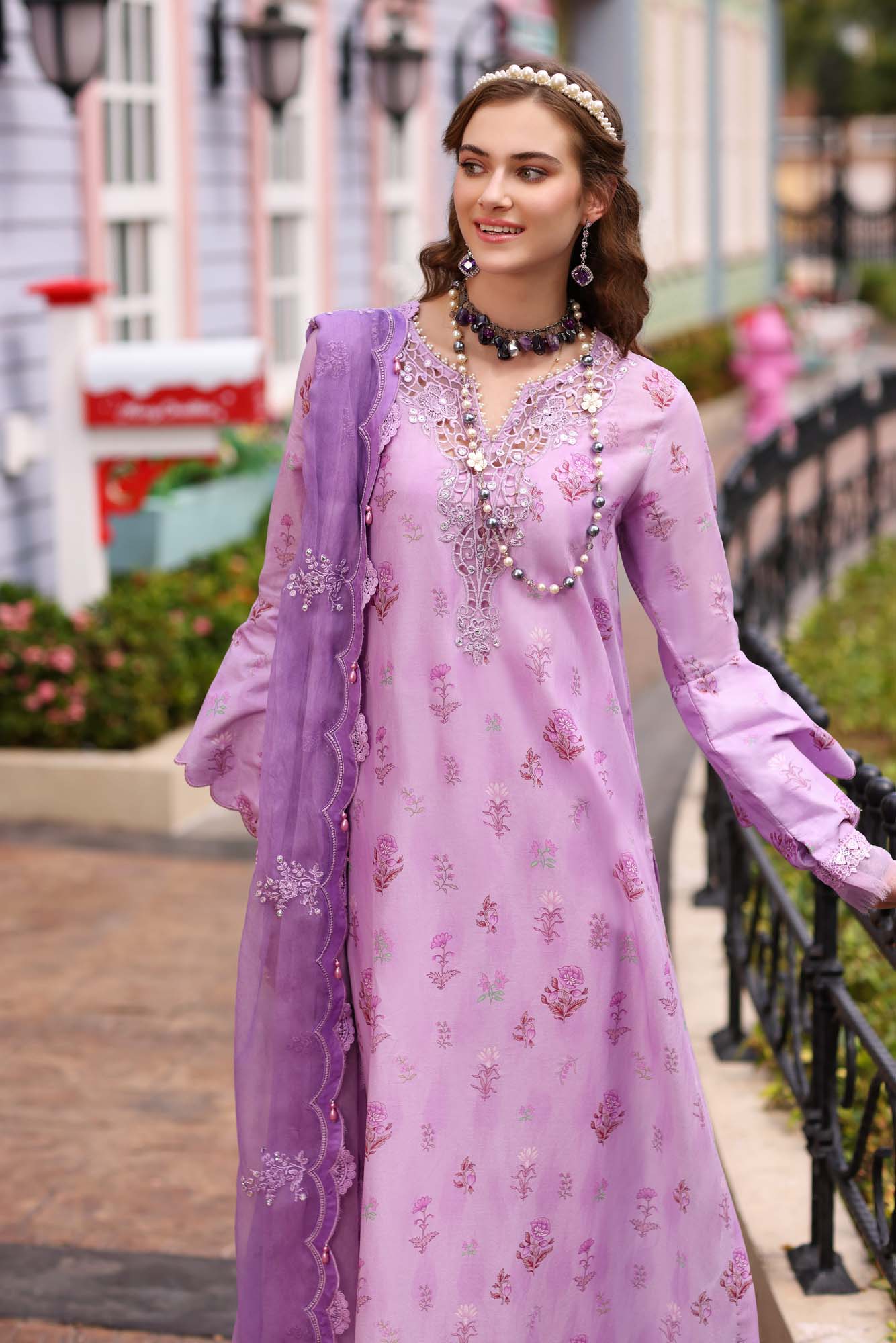Noor by Saadia Asad Embroidered Lawn Suits Unstitched 3 Piece D-6A