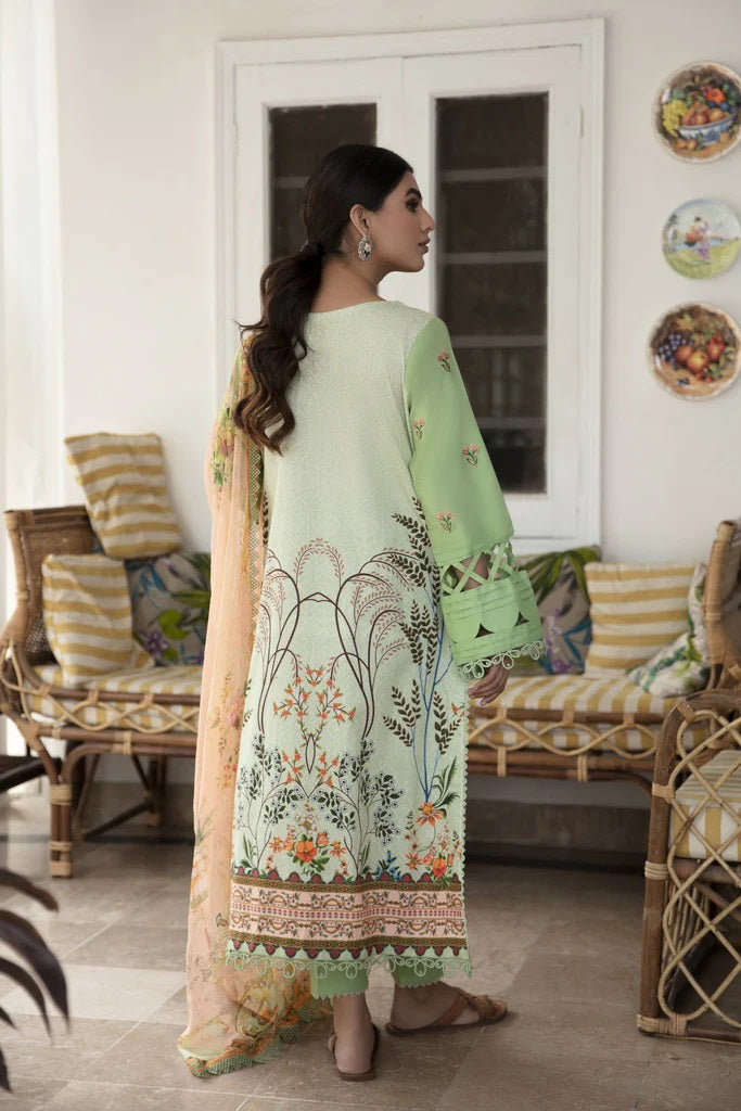 Afsaneh By Aabyaan Embroidered Lawn Suits Unstitched 3 Piece AL-06 Nazeer