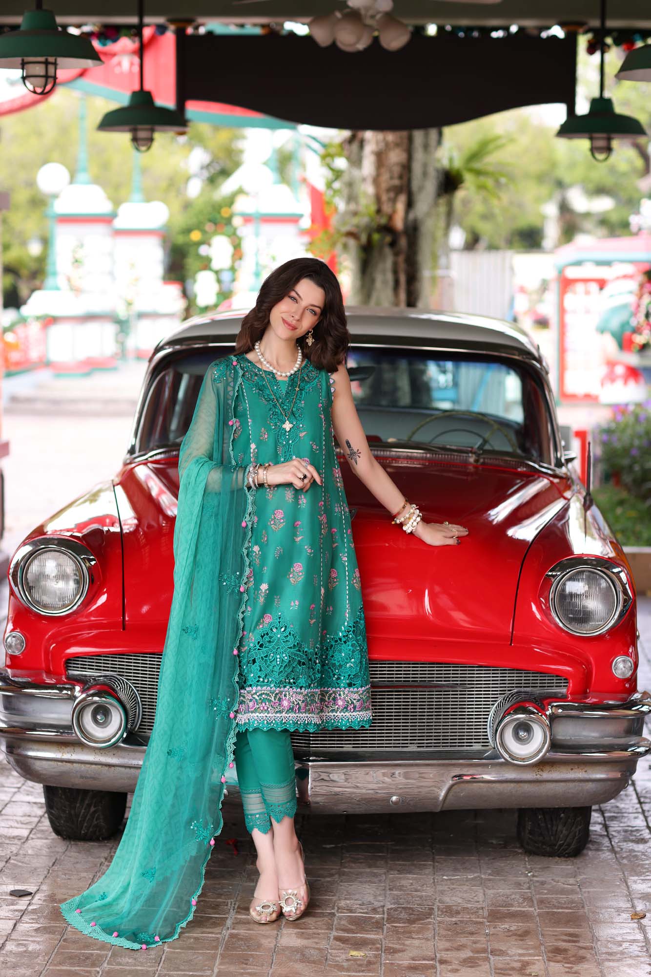 Noor by Saadia Asad Embroidered Lawn Suits Unstitched 3 Piece D-6B