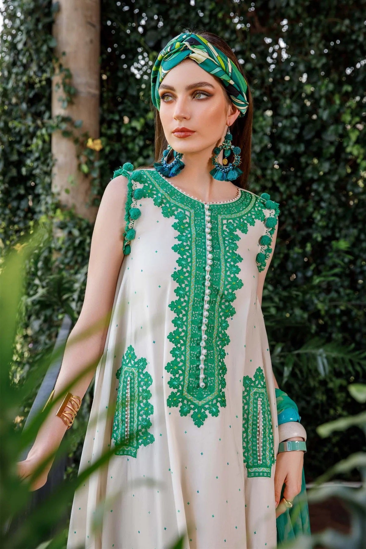 M.Prints By Maria B Embroidered Lawn Suits Unstitched 3 Piece MPT-1706-B