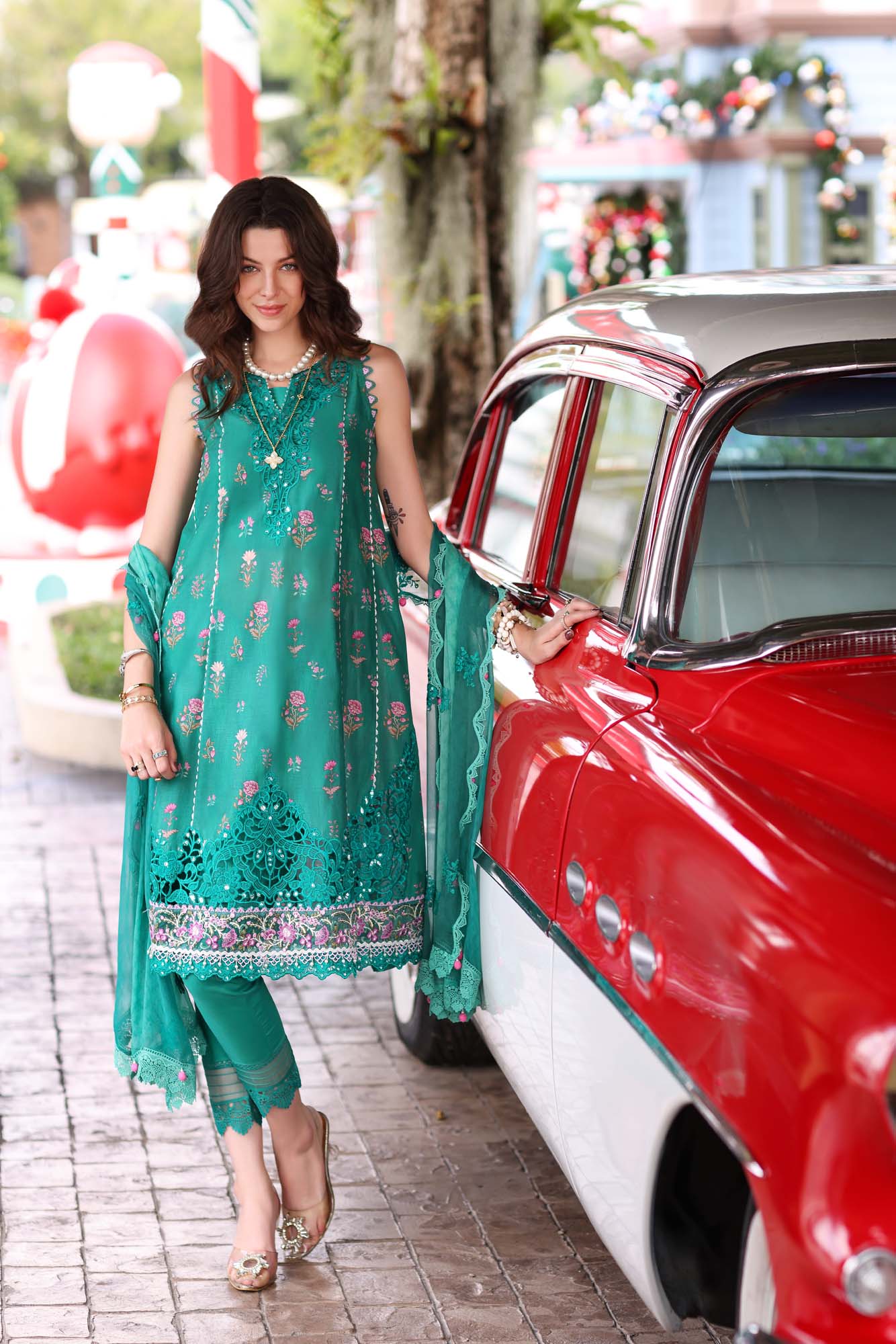 Noor by Saadia Asad Embroidered Lawn Suits Unstitched 3 Piece D-6B