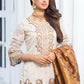 Noorma Kamal Embroidered Missouri Unstitched 3 Piece Suit NK - 06 Dusky Buff