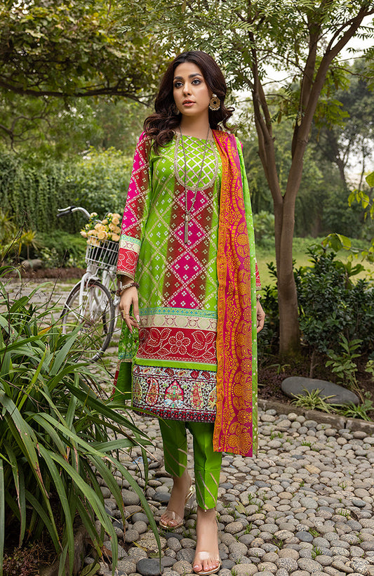 Anum by Alzohaib Printed Lawn Unstitched 3 Piece Dress - 6B