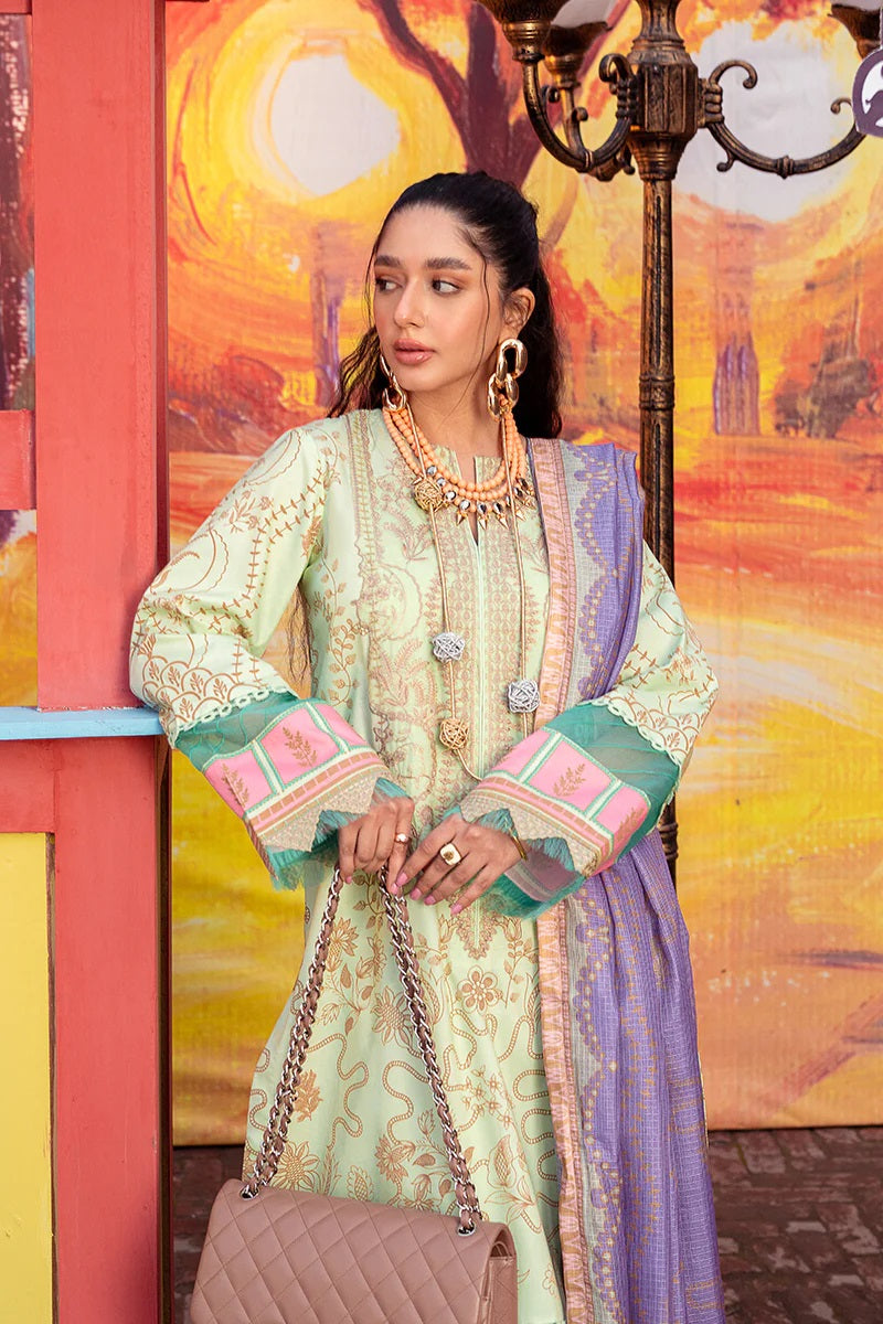 Lifestyle By Rang Rasiya Embroidered Lawn Suits Unstitched 3 Piece RR22PL - D6 Talia