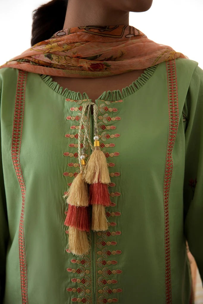 Afsaneh By Aabyaan Embroidered Lawn Suits Unstitched 3 Piece AL-06 Nazeer