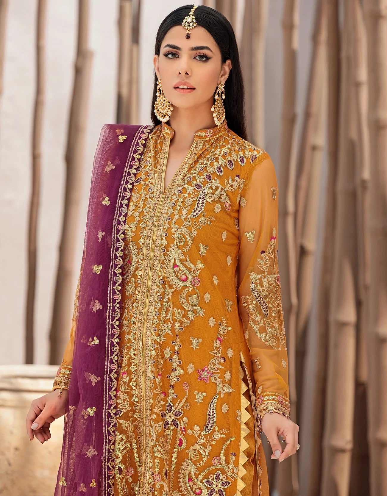 Nafasat By Emaan Adeel Embroidered Net Suits Unstitched 3 Piece NF-06