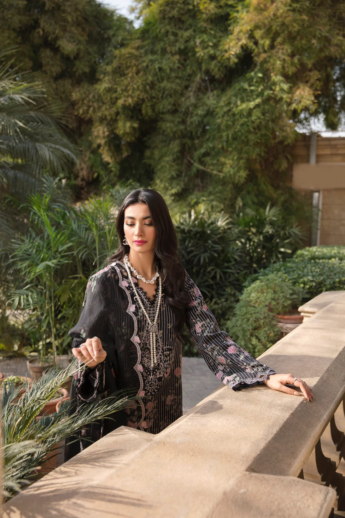 Sable Vogue Embroidered Lawn Suits Unstitched 3 Piece SL-06-23-V1 ZYRAH - Luxury Collection