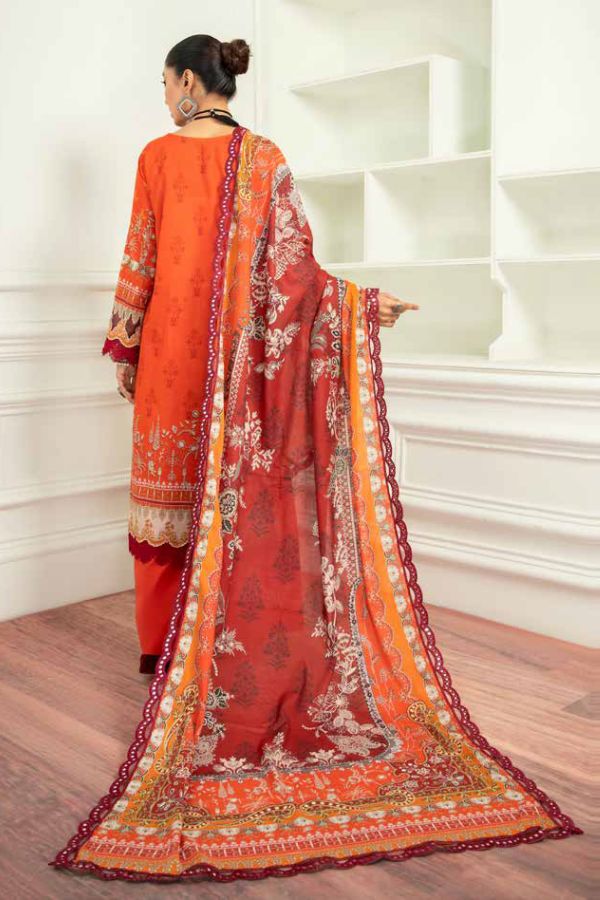Mausummery Digital Printed Lawn Unstitched 3 Piece Suit – 07 Daylily