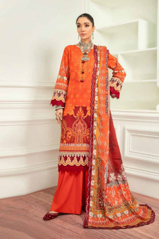 Mausummery Digital Printed Lawn Unstitched 3 Piece Suit – 07 Daylily