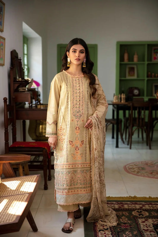Afsaneh By Aabyaan Embroidered Lawn Suits Unstitched 3 Piece AL-07 Hayaat
