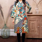 Adan Libas Printed Cambric Stitched Kurti - C1 07 Fragrant Dhapne