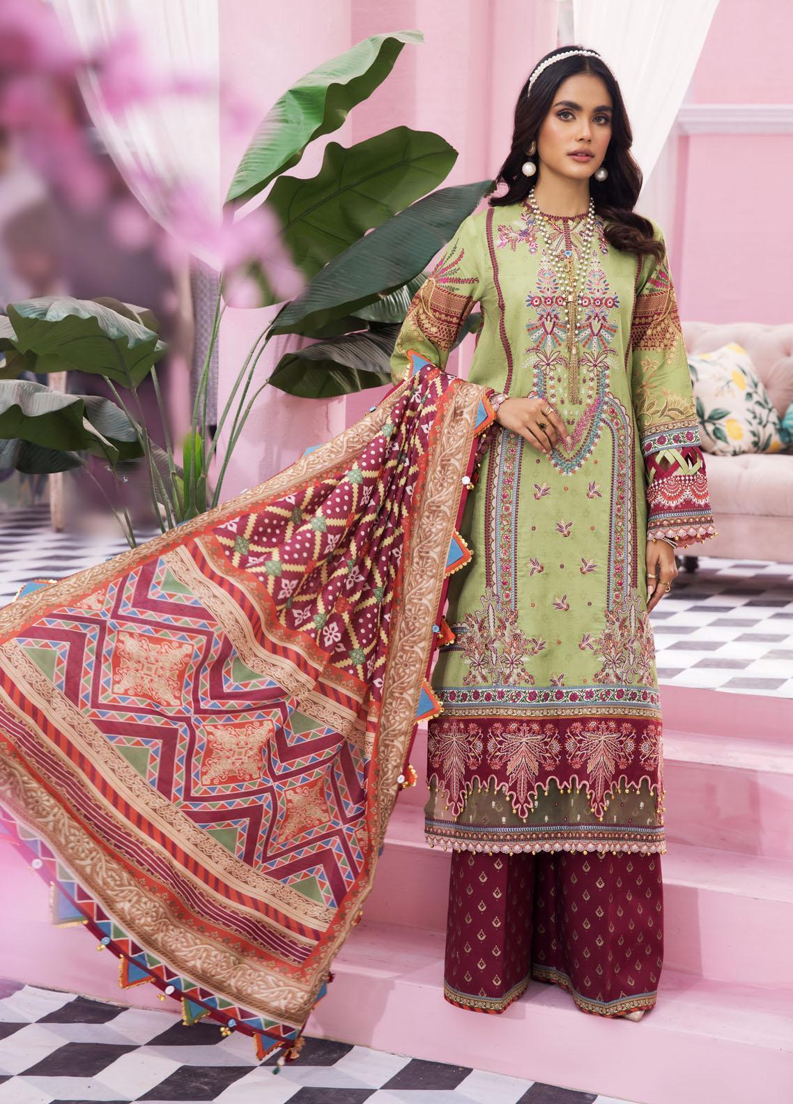 Viva by Anaya Embroidered Lawn Suits Unstitched 3 Piece VL22-07-MARICEL