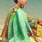 Tena Durrani Embroidered Lawn Unstitched 3 Piece Suit - 07 Palmyra - Eid ul Azha Collection