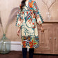 Adan Libas Printed Cambric Stitched Kurti - C1 07 Fragrant Dhapne