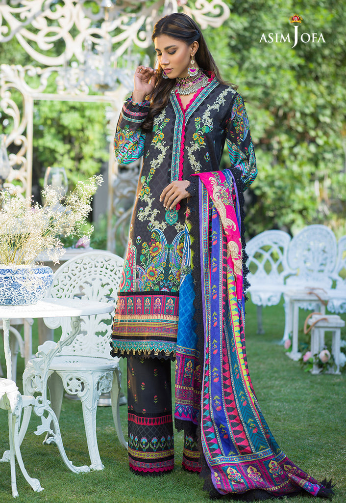 Rania By Asim Jofa Printed Lawn Suits Unstitched 3 Piece AJPR-07