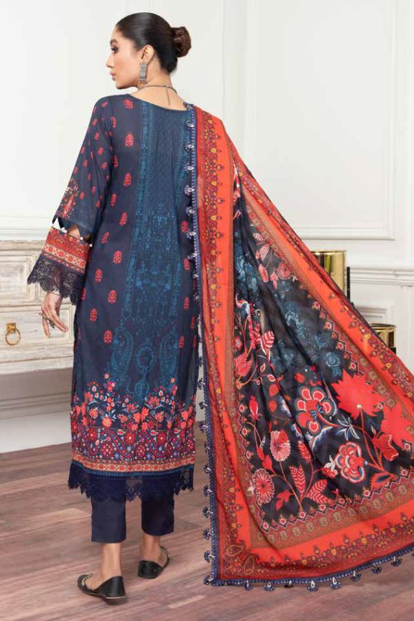 Mausummery Digital Printed Lawn Unstitched 3 Piece Suit – 08 Iris