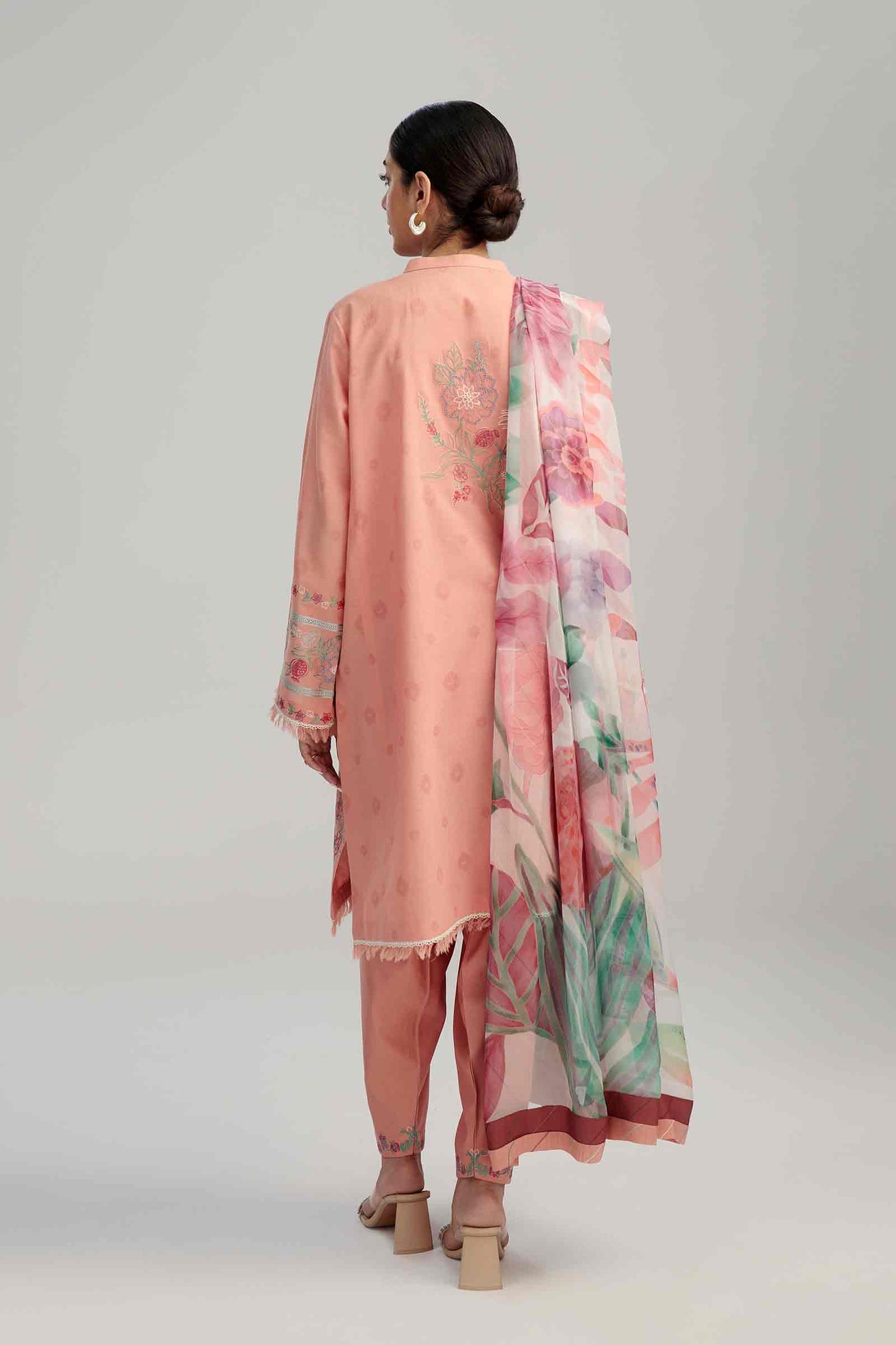 Coco by Zara Shahjahan Embroidered Lawn Suits Unstitched 3 Piece Z23-8a