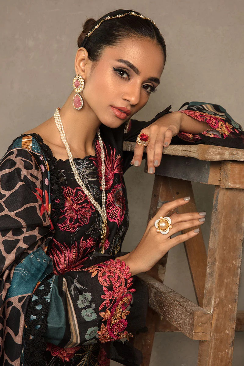 Florence By Rang Rasiya Embroidered Lawn Suits Unstitched 3 Piece RRF-8 Carnation