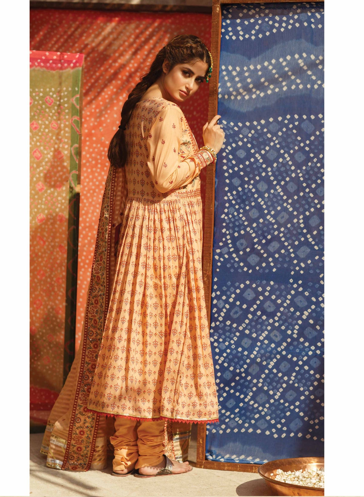 Qalamkar Luxury Festive Lawn Unstitched 3 Piece Suit - EC 08