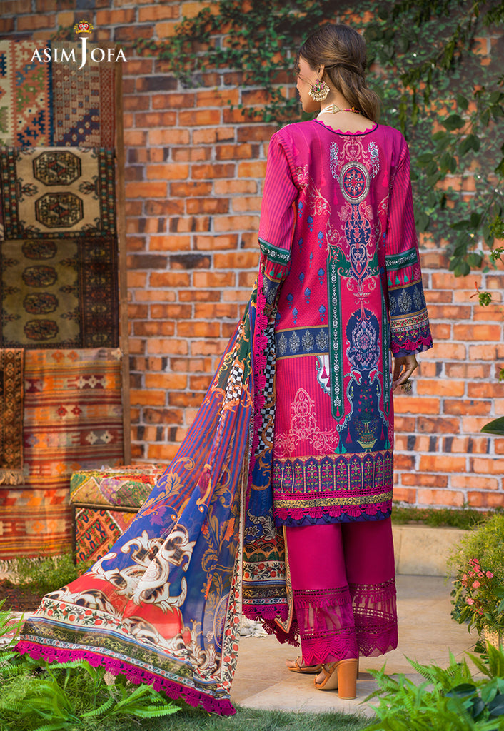 Rania By Asim Jofa Embroidered Lawn Suits Unstitched 3 Piece AJPR-08