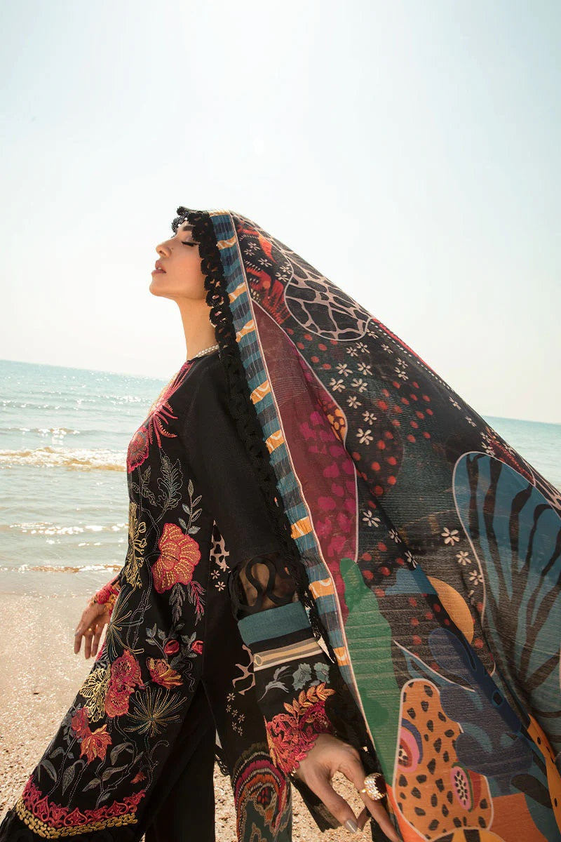 Florence By Rang Rasiya Embroidered Lawn Suits Unstitched 3 Piece RRF-8 Carnation