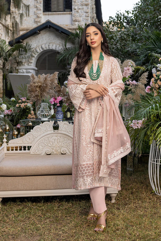 Azure Embroidered Chiffon Suits Unstitched 3 Piece AS-93 Devine Muse