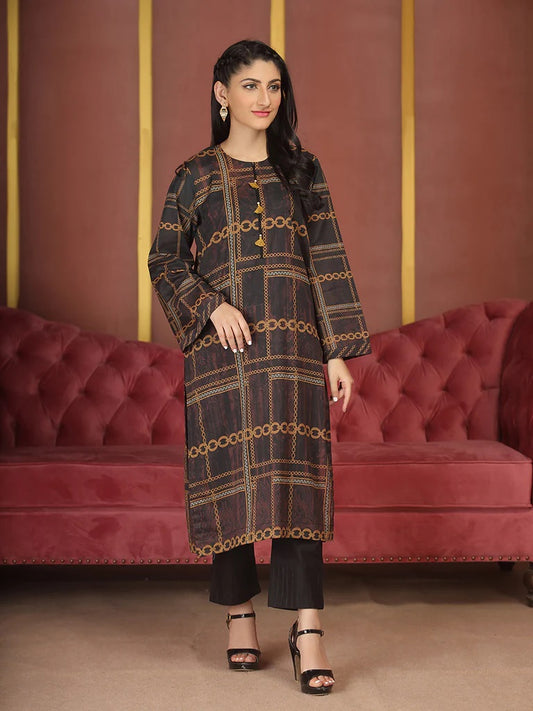 Salitex Digital Printed Lawn Kurti 1 Piece Unstitched - UK-96