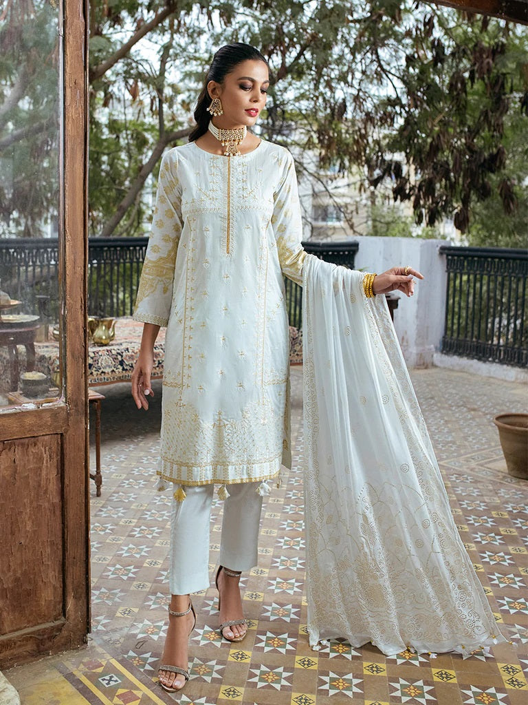 Oznur Mukesh By Salitex Embroidered Lawn Suits Unstitched 3 Piece WK-00979UT