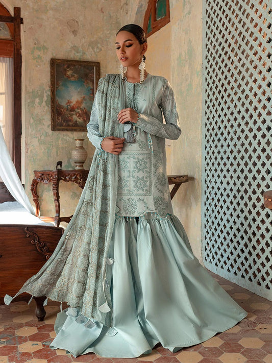 Faustina By Salitex Embroidered Lawn Suits Unstitched 3 Piece WK-00990AUT
