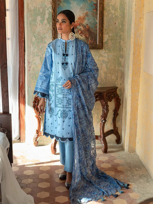 Faustina By Salitex Embroidered Lawn Suits Unstitched 3 Piece WK-00990BUT
