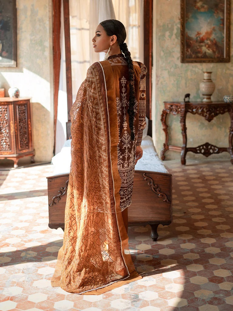 Faustina By Salitex Embroidered Lawn Suits Unstitched 3 Piece WK-00991AUT