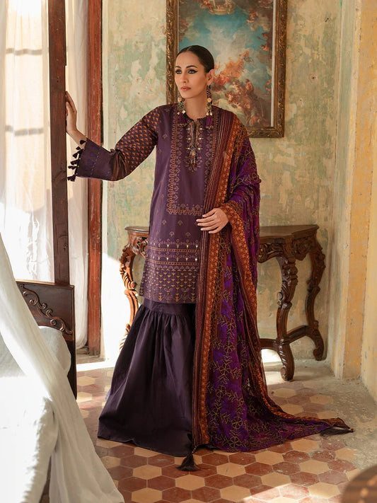 Faustina By Salitex Embroidered Lawn Suits Unstitched 3 Piece WK-00992AUT