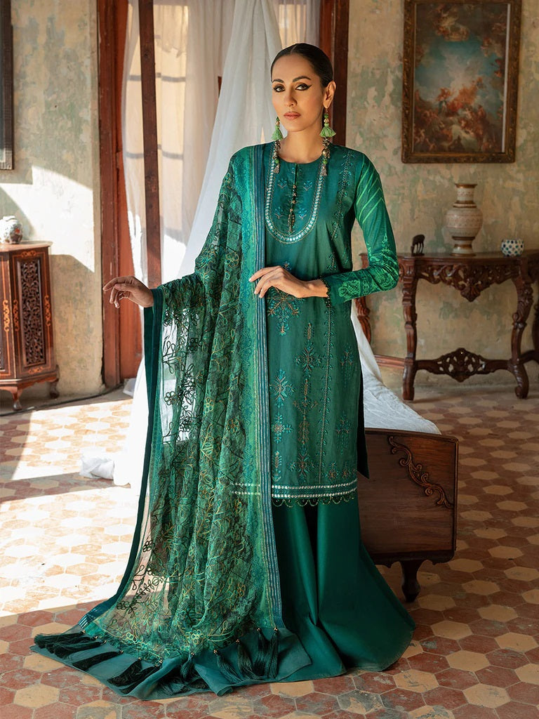 Faustina By Salitex Embroidered Lawn Suits Unstitched 3 Piece WK-00994AUT