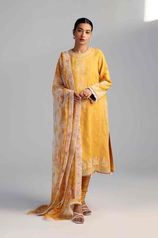 Coco by Zara Shahjahan Embroidered Lawn Suits Unstitched 3 Piece Z23-9a