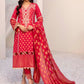 Azure Embroidered Cotton Jacquard Unstitched 3 Piece Suit - AJL-09 Fuchsia Pink