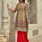 Akber Aslam Embroidered Chiffon Unstitched 3 Piece Dress – D08