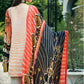 AUJ Festive Embroidered Lawn Unstitched 3 Piece Suit - D03
