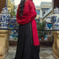 Azure Festive Embroidered Chiffon 3 Piece Unstitched Suit - D06 Fiery Grace