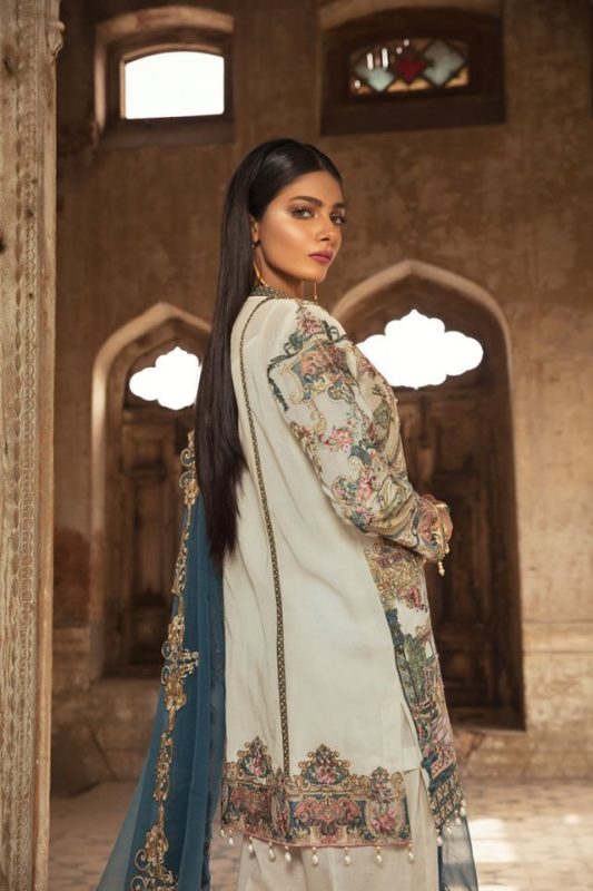 Adan Libas Embroidered Swiss Voile Lawn Unstitched 3 Piece Suit – Gull Lumhi-A – Gulzar Manzil Collection