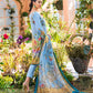 Gulaal Embroidered Lawn Unstitched 3 Piece Suit - 06 AZUL