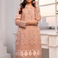 Azure Luxury Embroidered Organza 1 piece Unstitched Kurti - Honey Tales