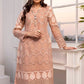 Azure Luxury Embroidered Organza 1 piece Unstitched Kurti - Honey Tales